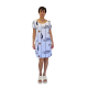 Φόρεμα κοντό βαμβακερό με μανίκια